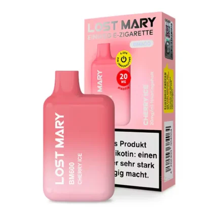 Lost Mary BM600 - Cherry Ice 20mg Nikotin
