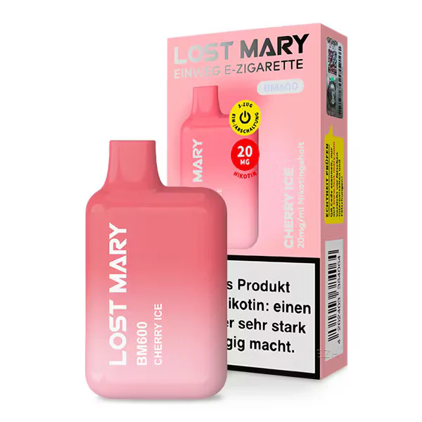 Lost Mary BM600 - Cherry Ice 20mg Nikotin
