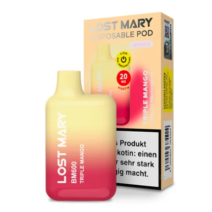 Lost Mary BM600 - Triple Mango 20mg Nikotin